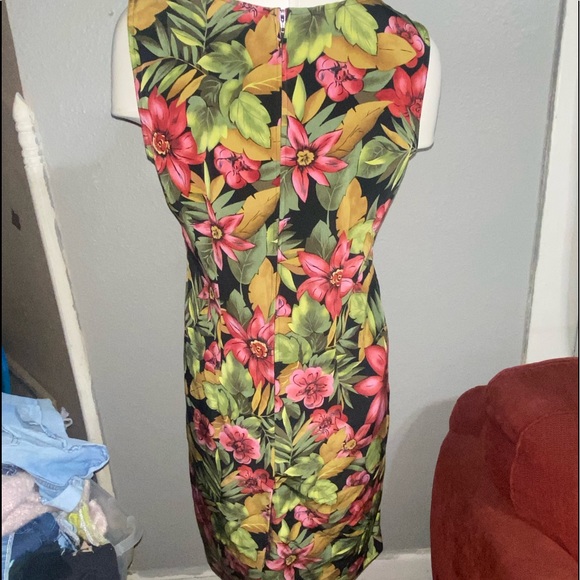 Vintage Kathy Lee Collection flowered dress. Size 10. - Picture 1 of 8